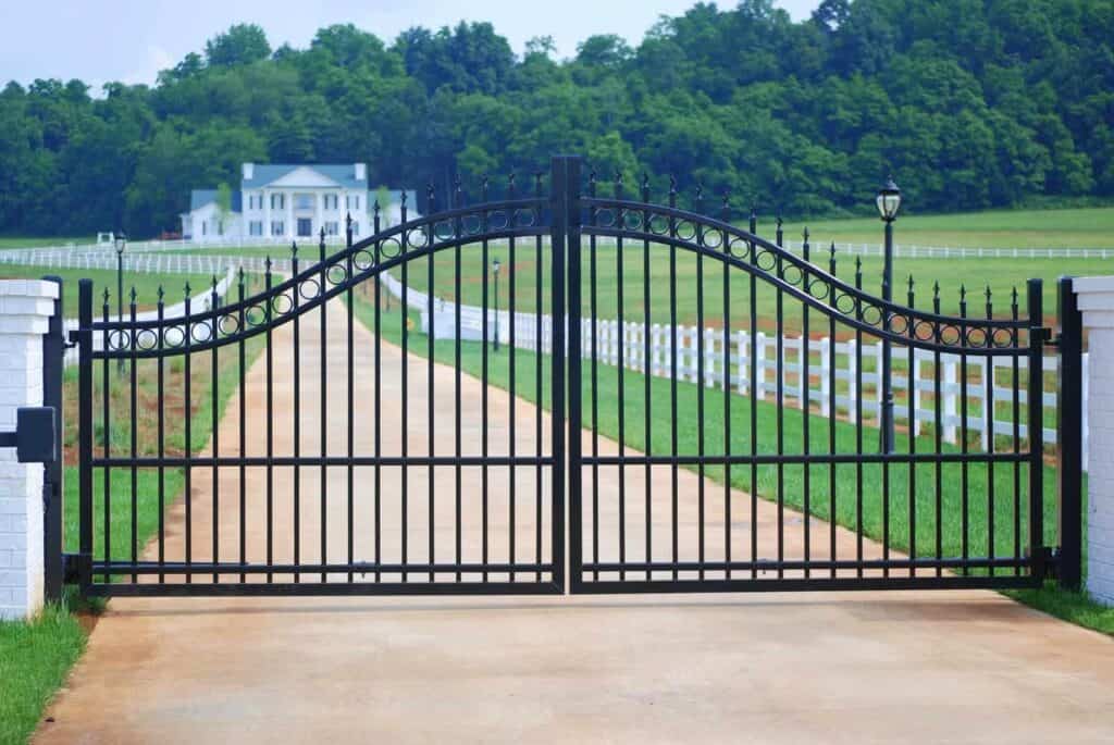 wrought iron gate