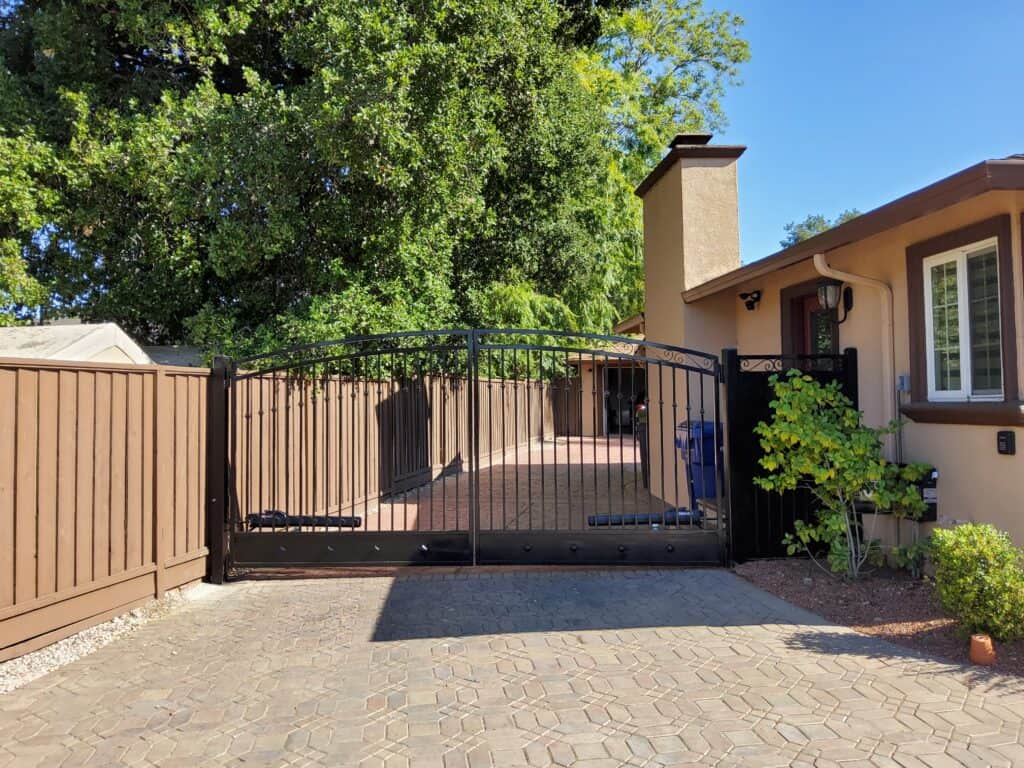 Automatic gate installations