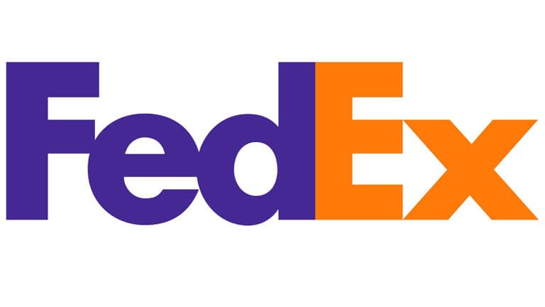 We work with Fedex
